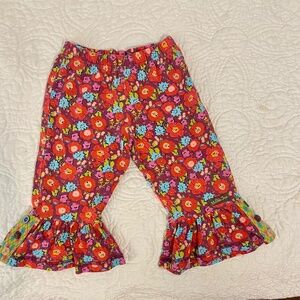 Matilda Jane floral pants  18 months